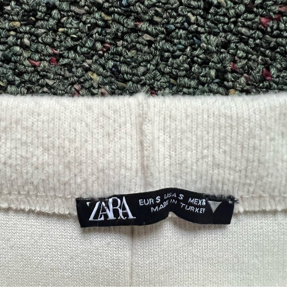 ZARA White Basic Felt Sweater Midi Maxi Knee-Length Pencil Bodycon Modest Skirt - Picture 12 of 16